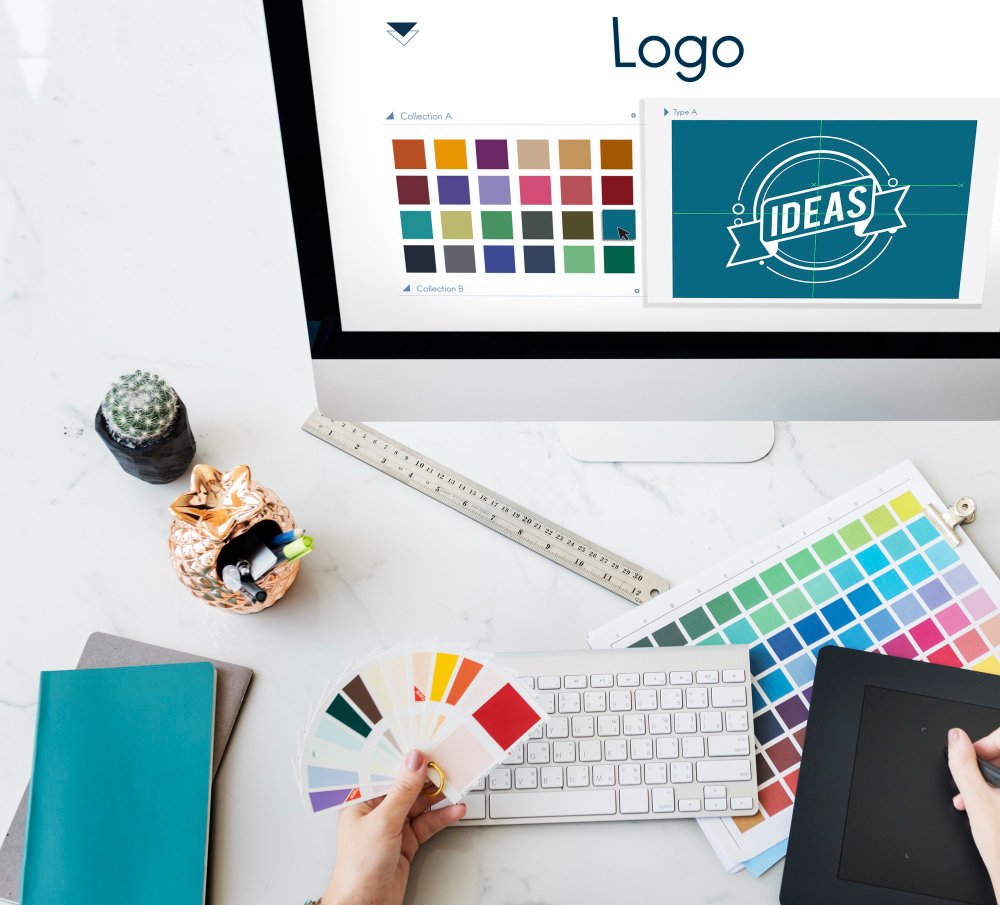 logo be creative inspiration design concept